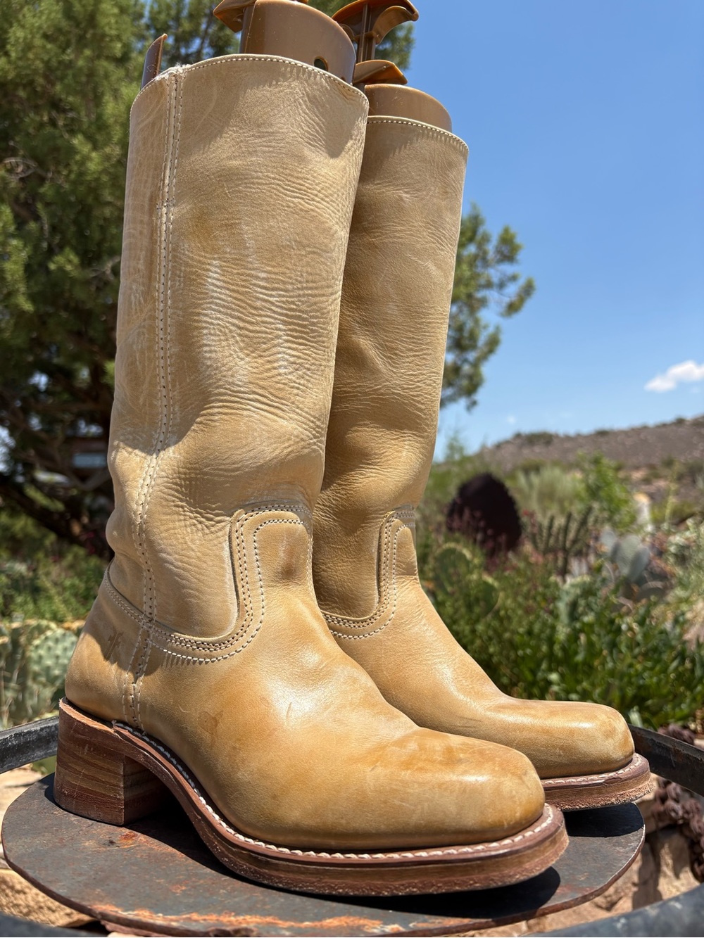 FRYE πΊπΈ Campus 14L Boots Size 7 - Picture 6 of 16